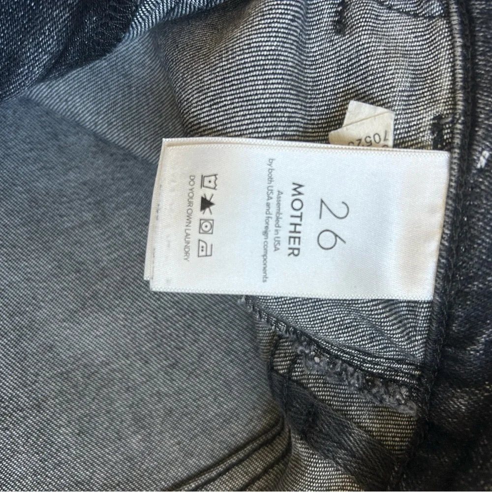 MOTHER The Wrapper Patch Springy Ankle in Train Stops - Picture 7 of 11